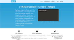 Desktop Screenshot of aphasie.com