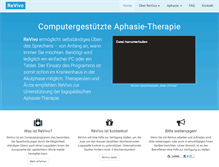 Tablet Screenshot of aphasie.com